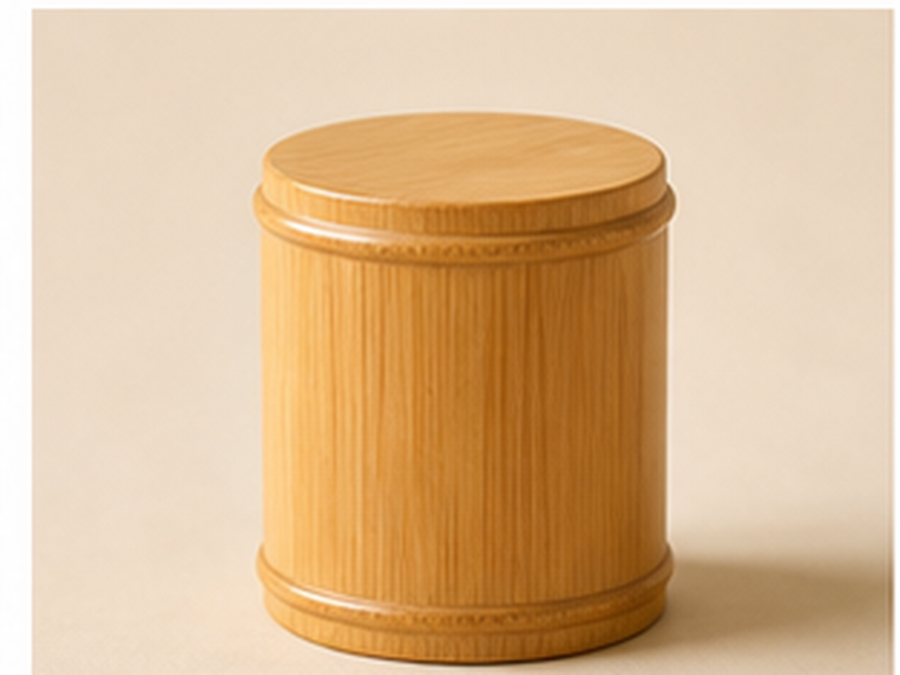 Bamboo Tea Canister with Lid