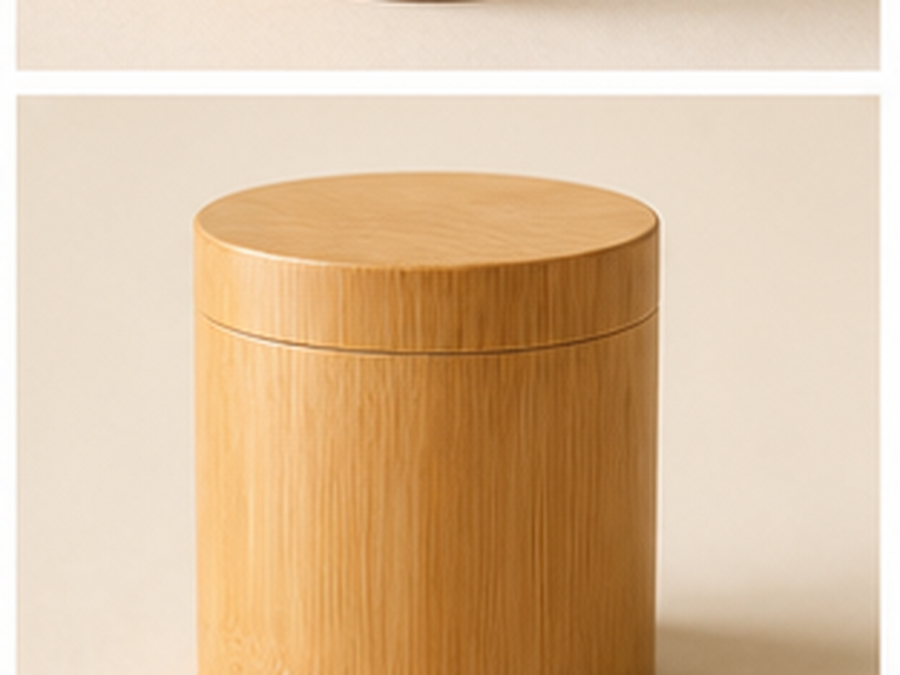 Bamboo Spice Storage Jar
