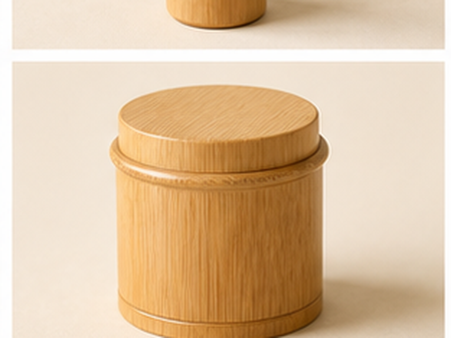 Bamboo Desktop Storage Cup