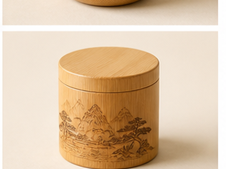 Bamboo Travel Tea Container